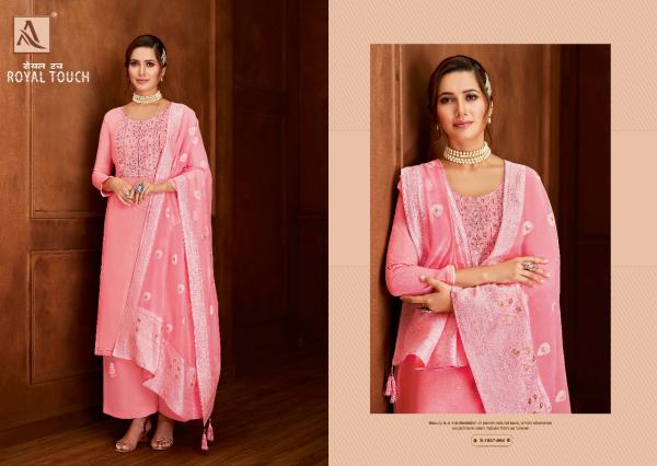 Alok Royal Touch Pure Viscose Rayon Designer Dress Material 